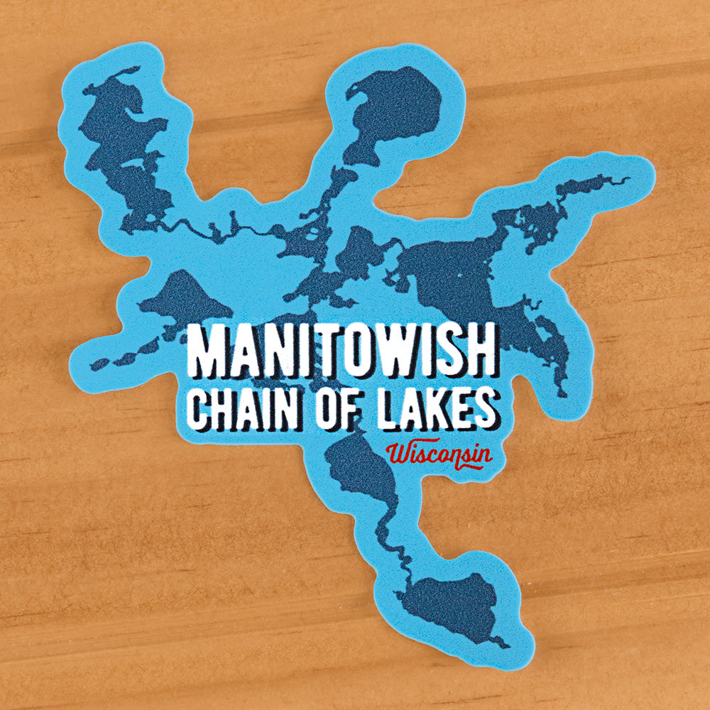 Manitowish Chain of Lakes Wisconsin Sticker
