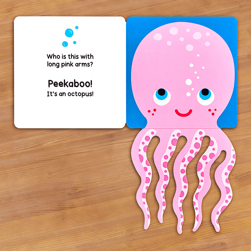 "Peekaboo Who?" Children's Lift-the-Flap Board Book by Elena Selena