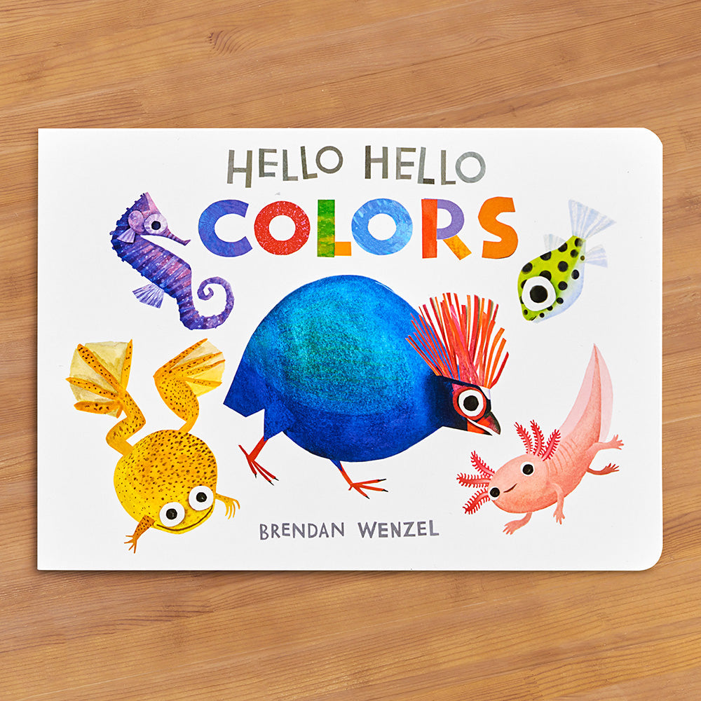 "Hello Hello Colors" Children's Board Book by Brendan Wenzel