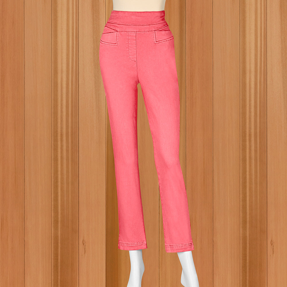 Renuar Women's Luxe Pull-On Ankle Pants