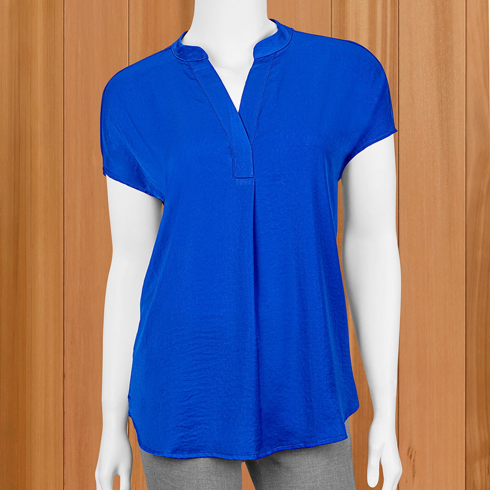 Renuar Women's Airflow Cap Sleeve Blouse