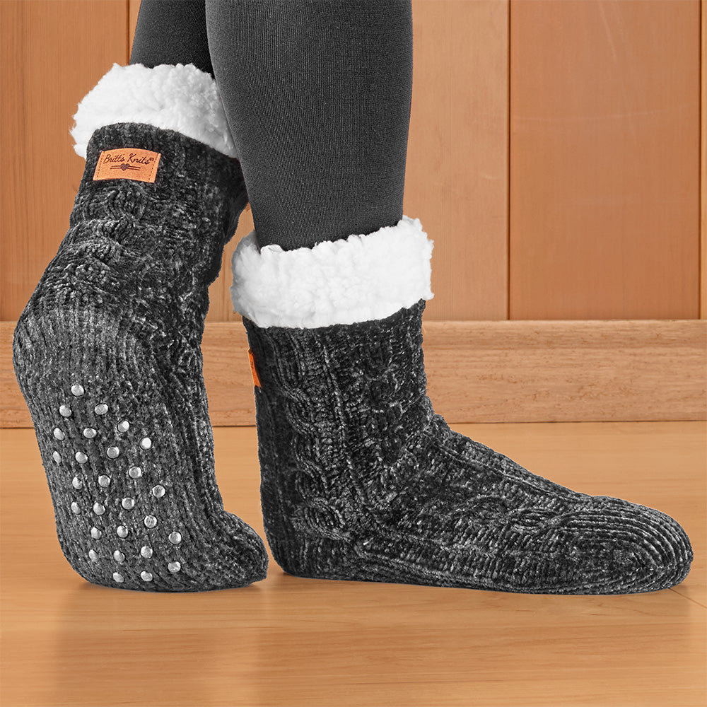 Beyond Soft Chenille Slipper Socks