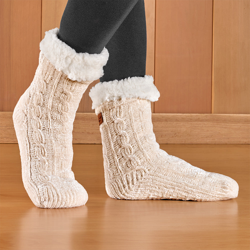 Beyond Soft Chenille Slipper Socks