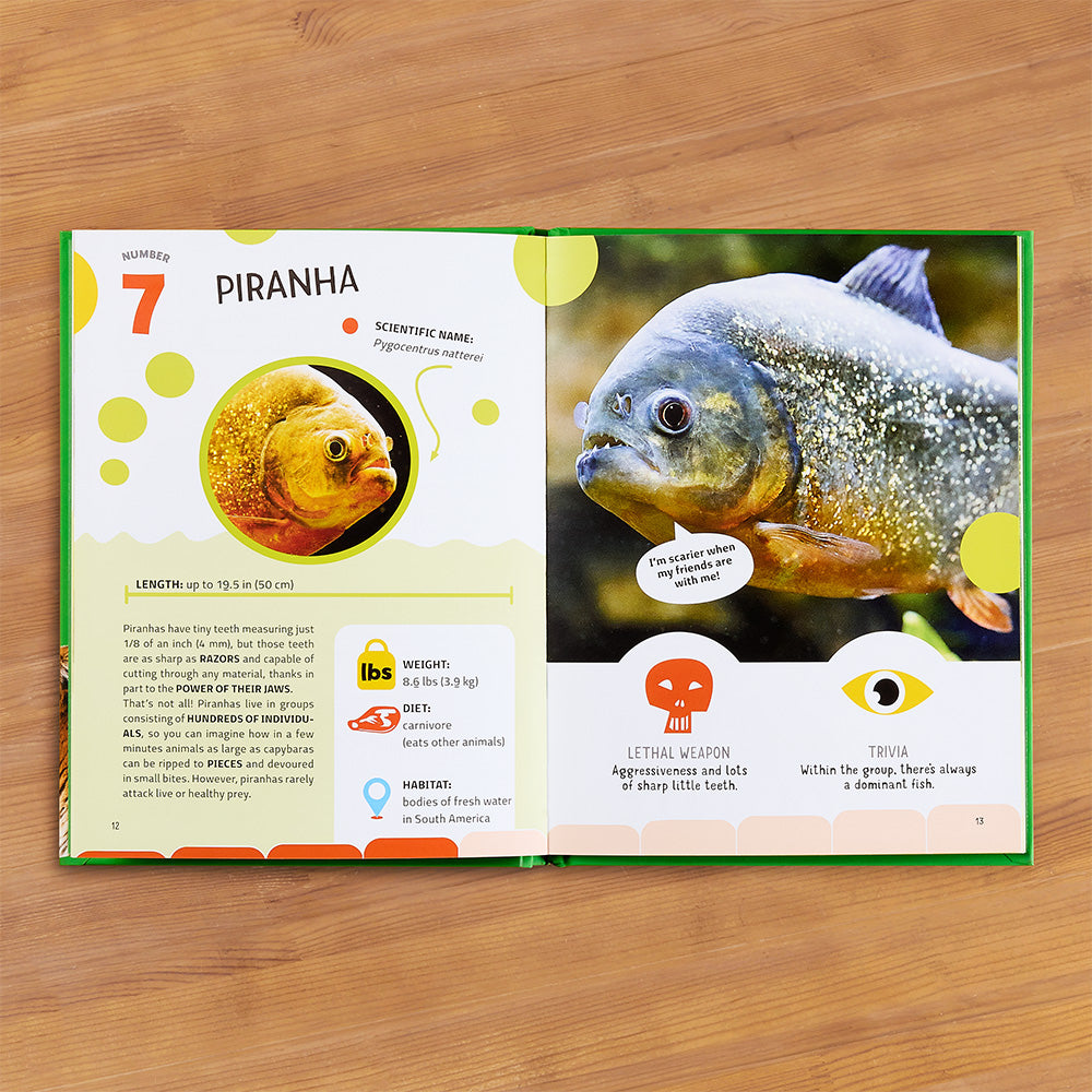 "The Top Ten: Most Lethal Animals" Children's Book by Cristina Banfi
