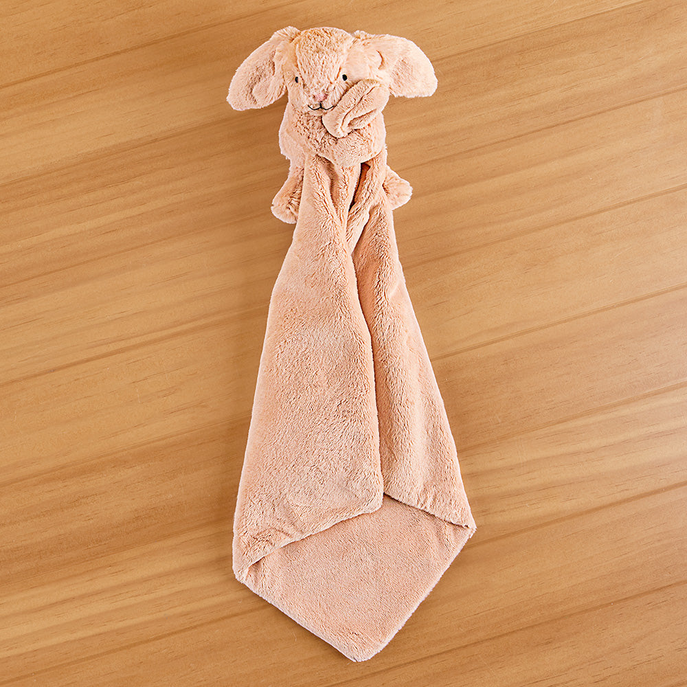 Jellycat Stuffed Animal Plush Soother Baby Blanket, Bashful Bunny