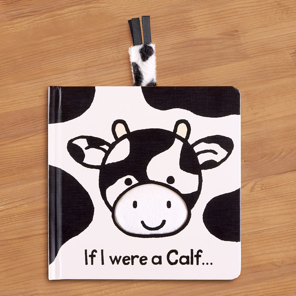 Jellycat "If I Were a Calf" Board Book by Millicent Venton