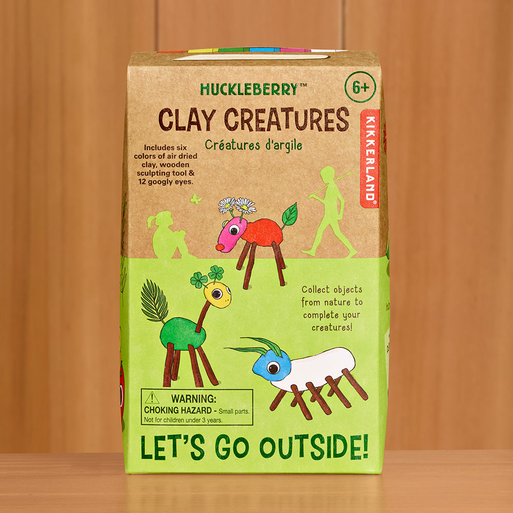 Kikkerland Huckleberry Clay Creatures Activity Kit