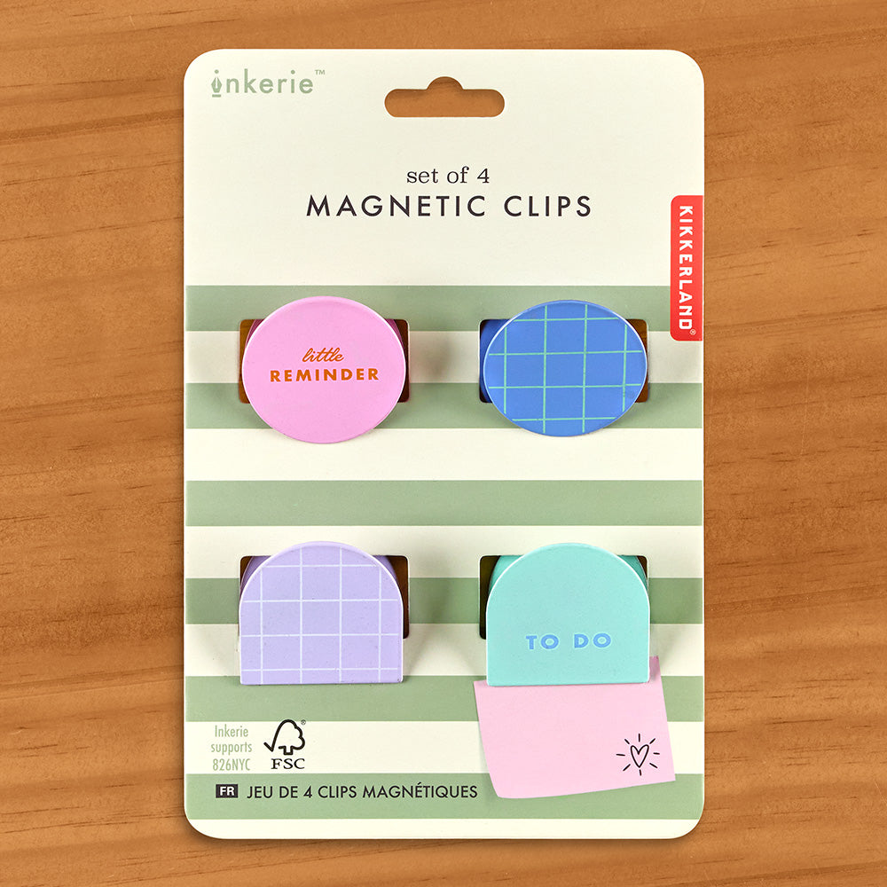 Kikkerland Inkerie Magnetic Clips