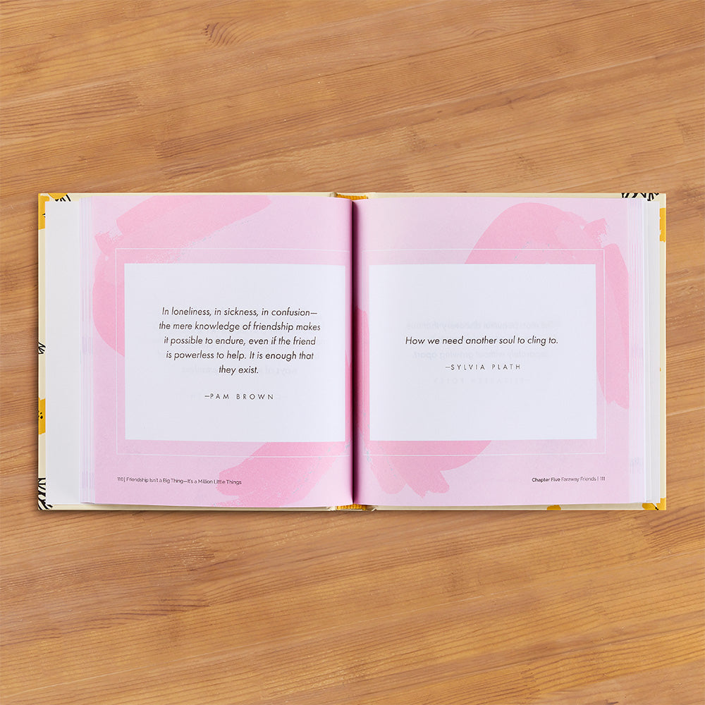 "Friendship Isn't a Big Thing, It's a Million Little Things" by Becca Anderson