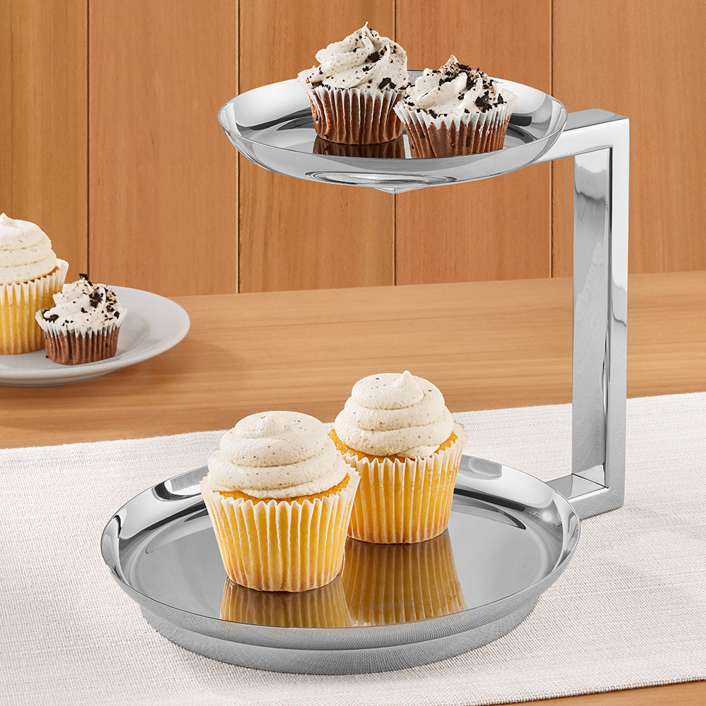 Zodax Epicurean Tiered Cupcake & Petits Fours Stand