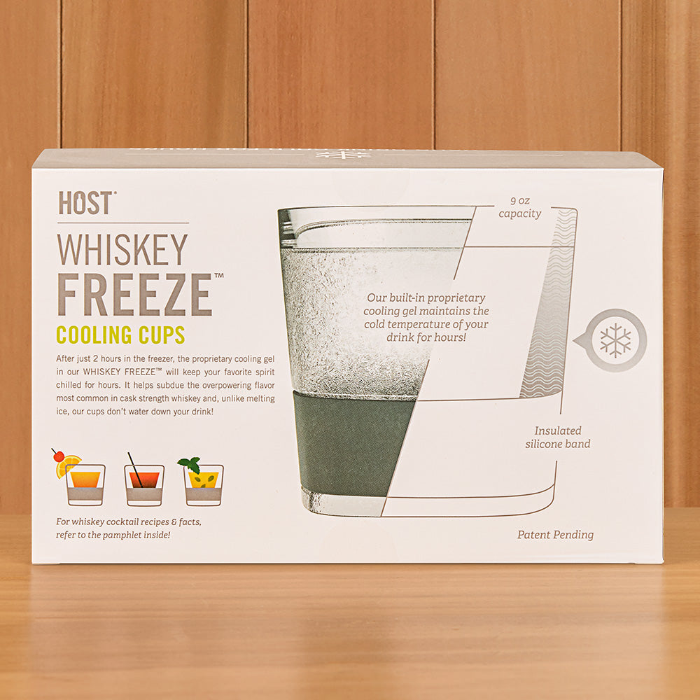 Host Whiskey FREEZE™ Cooling Cup Whiskey Glasses, Set of 2