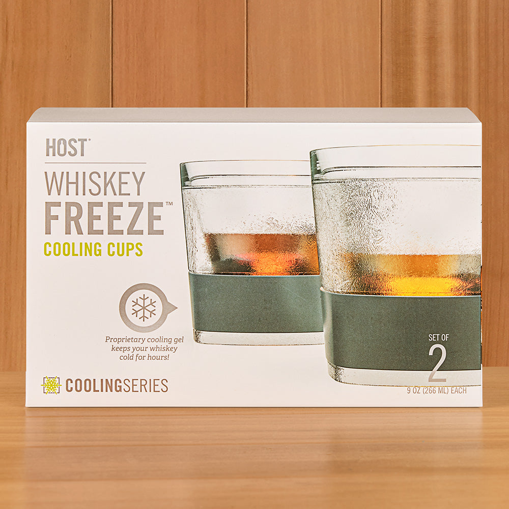 Host Whiskey FREEZE™ Cooling Cup Whiskey Glasses, Set of 2