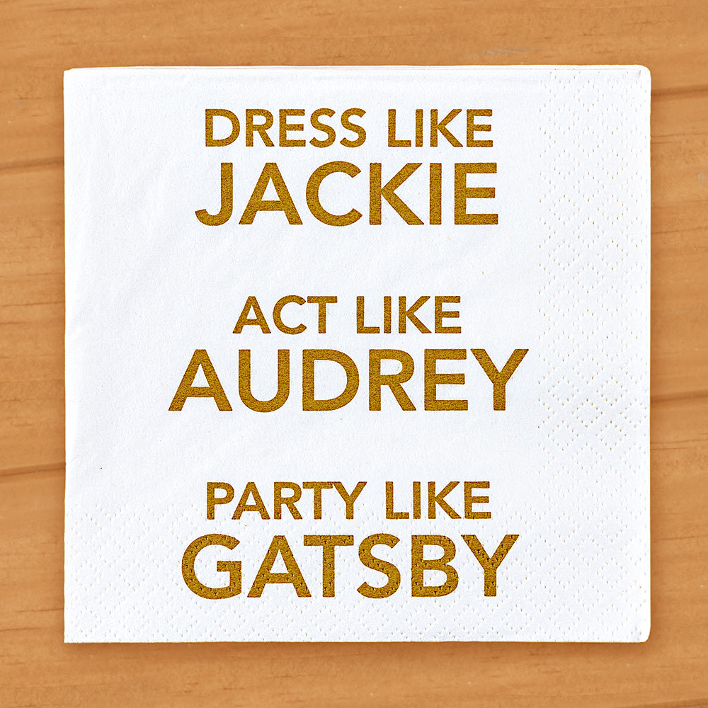 Mary Phillips Designs Paper Napkins, Dress Like Jackie