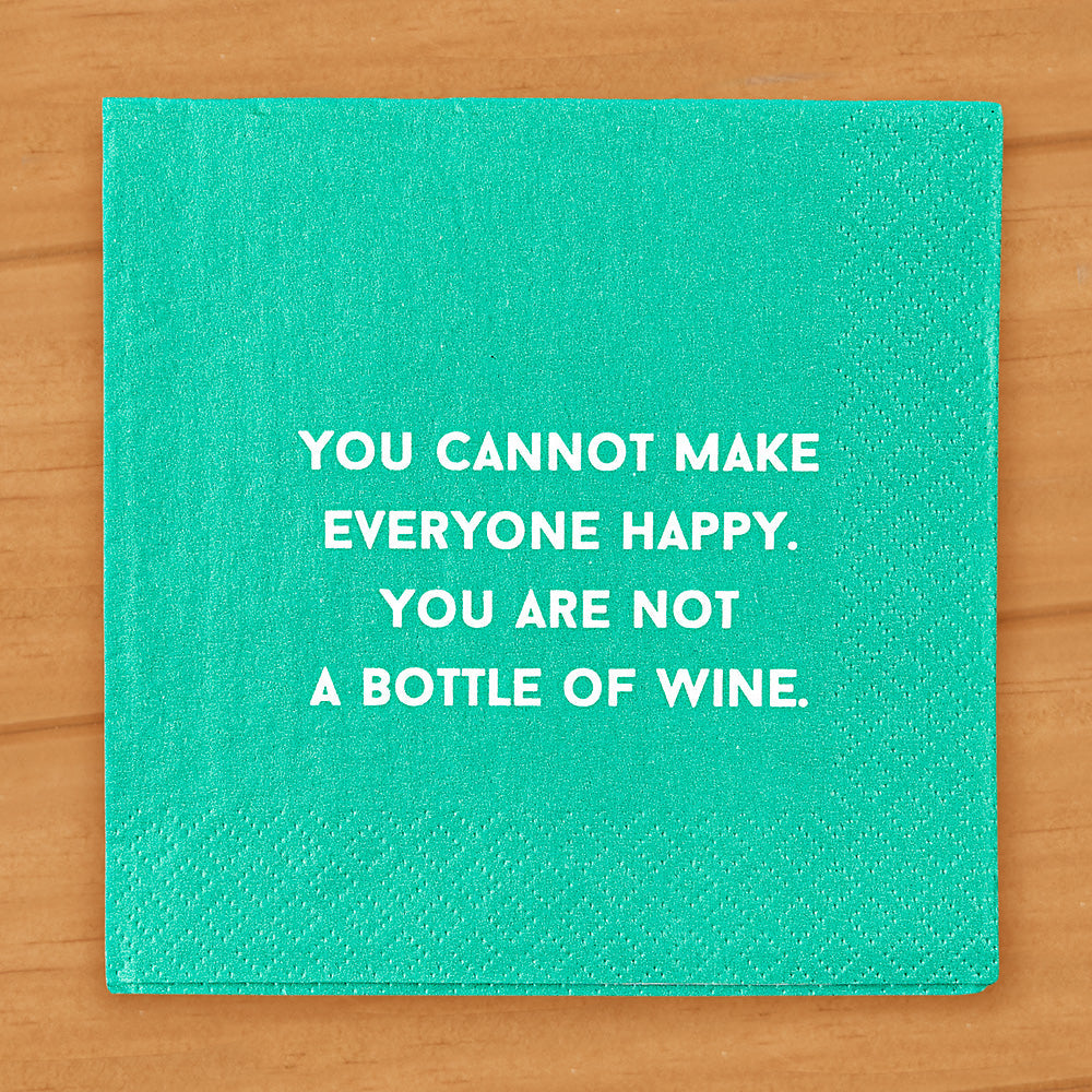 Mary Phillips Designs Paper Napkins, Bottle Of Wine