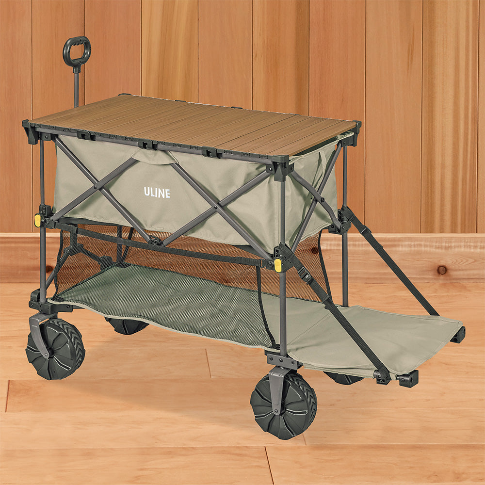Uline Folding Double Decker Utility Wagon