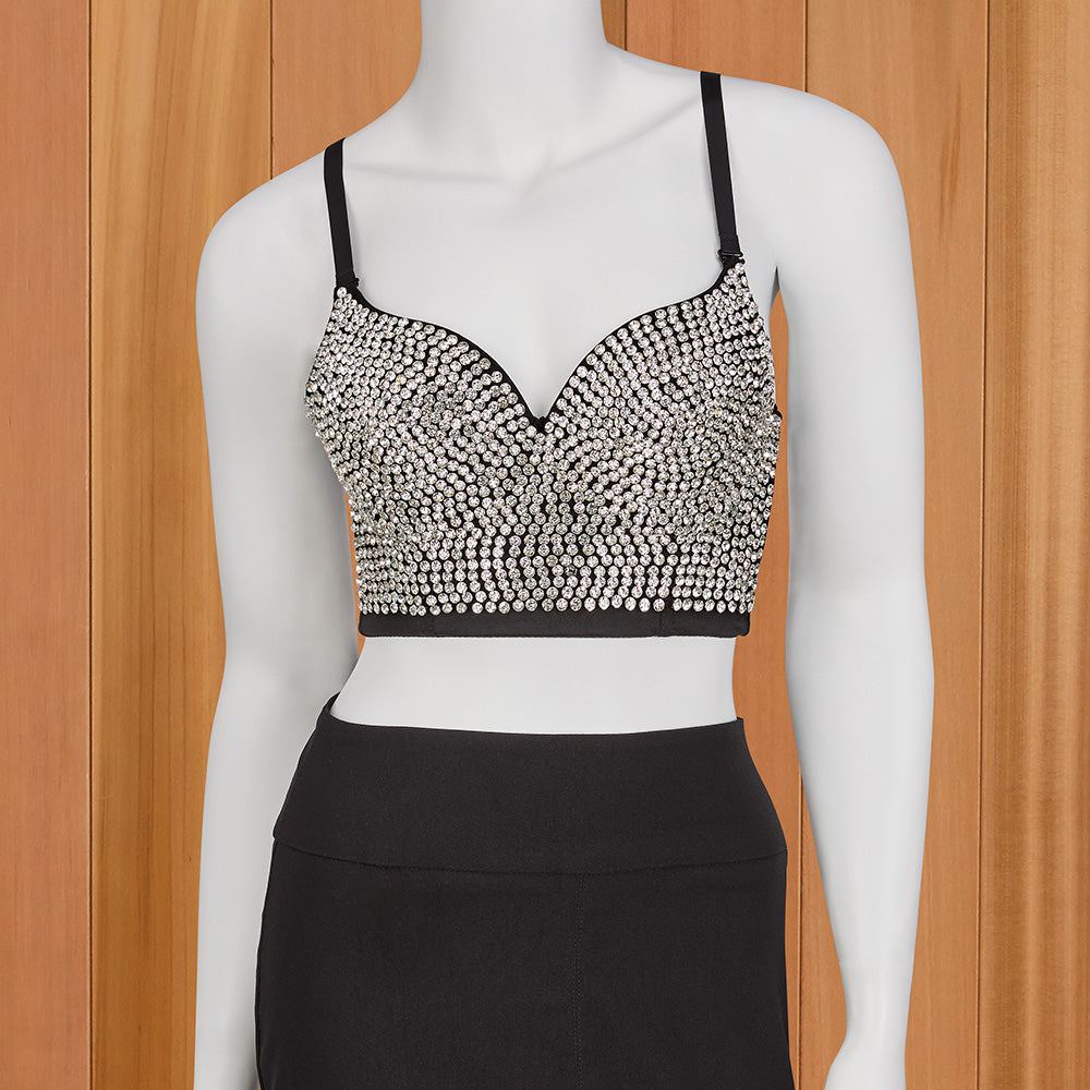Crystal Eras Corset Bustier Top