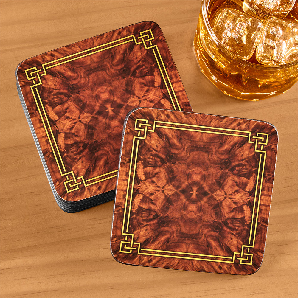 Pimpernel Coaster Set, Walnut Burl