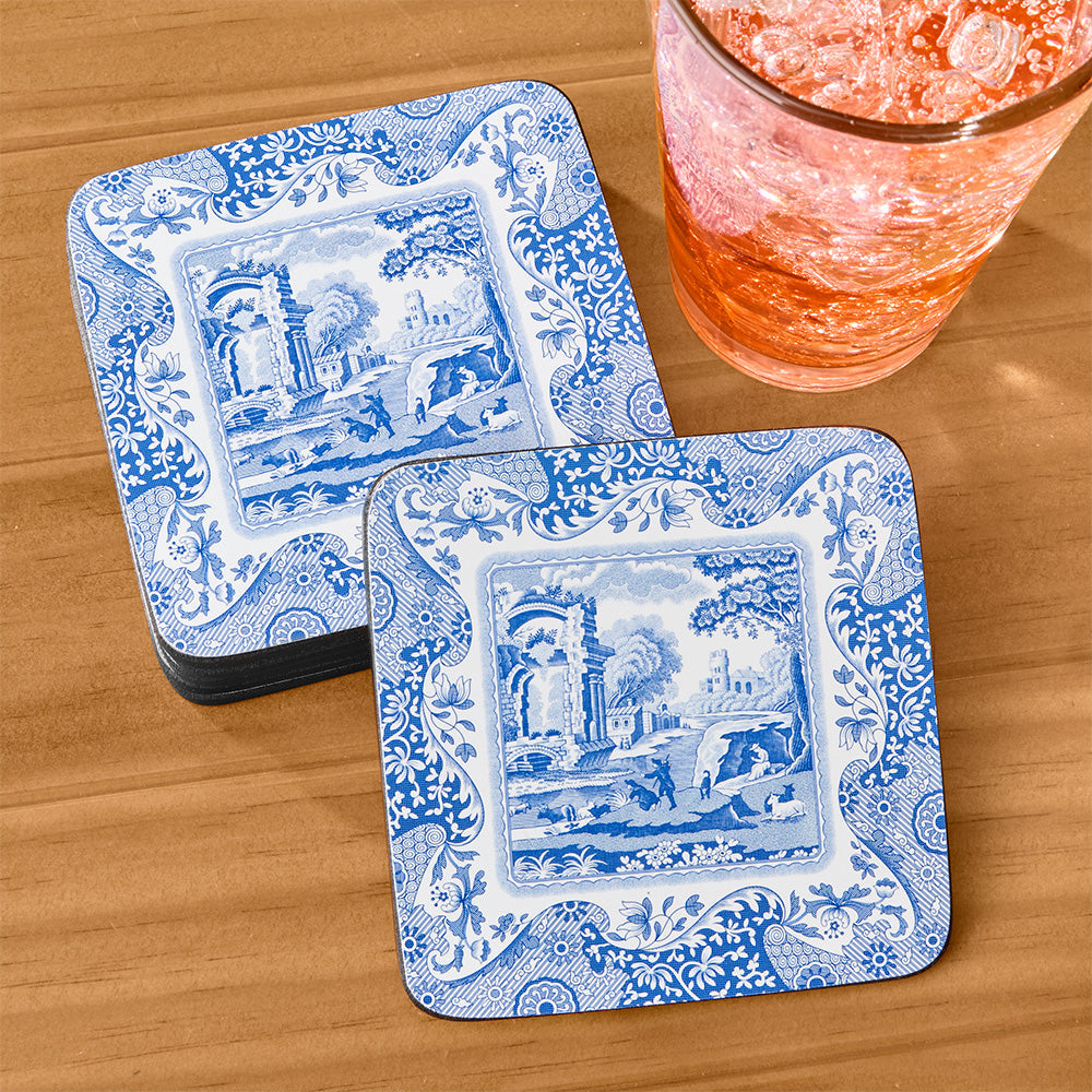 Pimpernel Coaster Set, Spode Blue Italian