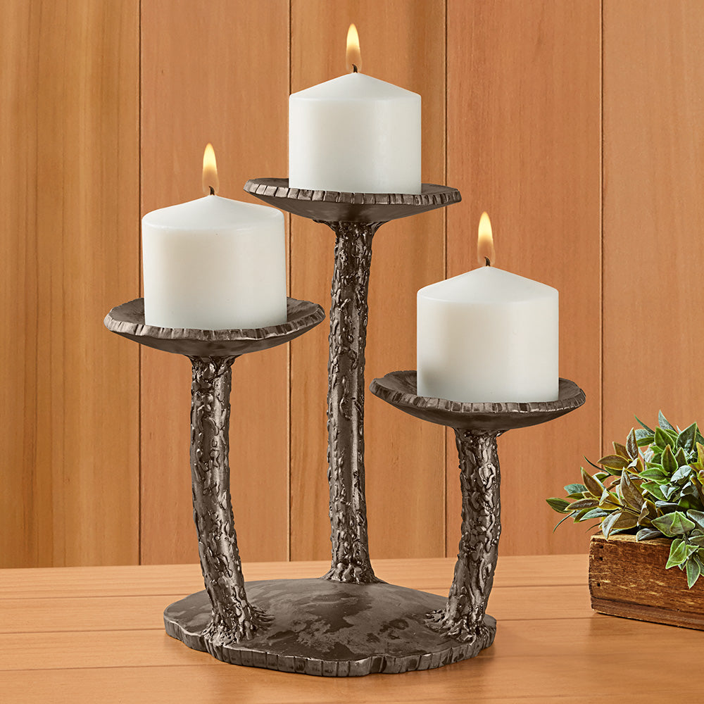 Global Views Forest Blossom Candle Holder