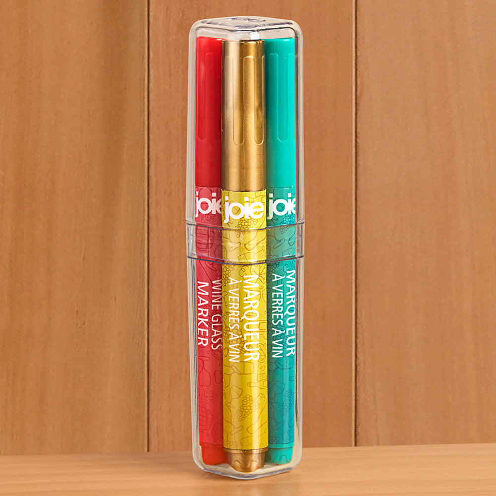 Joie Wine Glass Drink Markers, Pack of 4