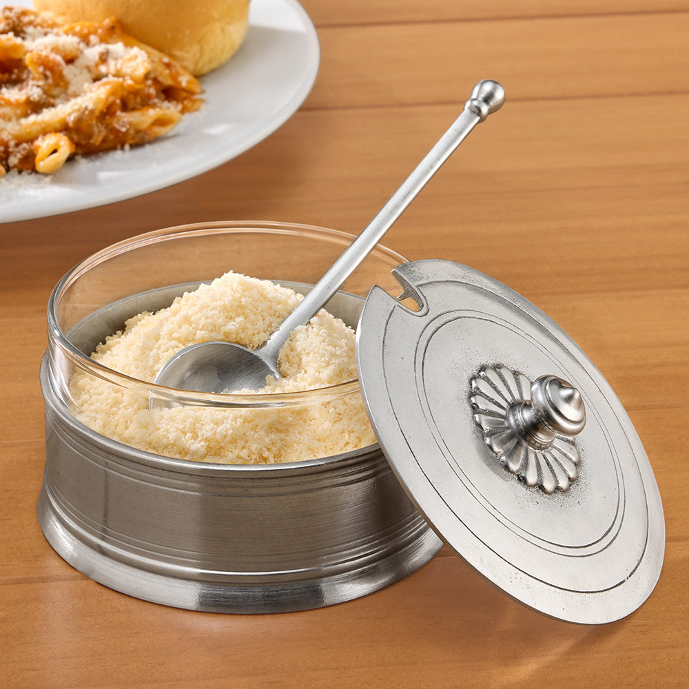 MATCH Lidded Parmesan Serving Dish and Spoon Set