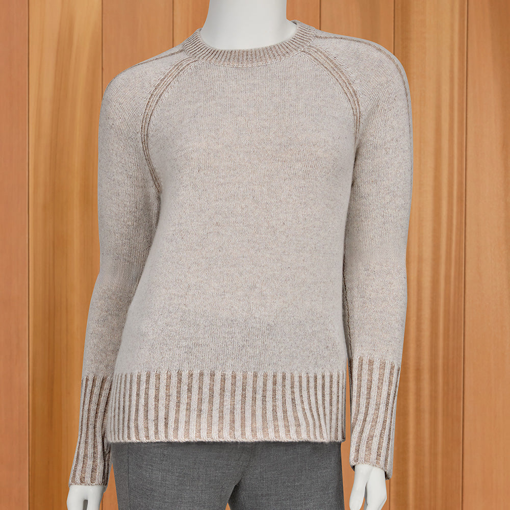 Kinross Women's Plaited-Rib Sweater