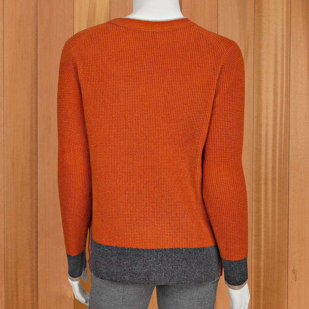 Kinross Color-Tipped Thermal Sweater