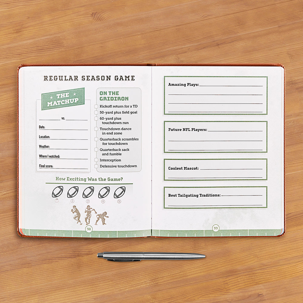 "The Football Bucket List" Guidebook and Journal by Ellen Labrecque