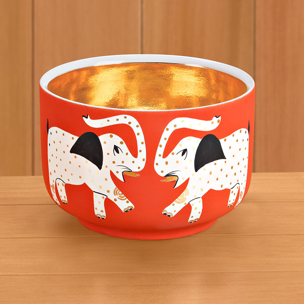 Waylande Gregory Ceramic Chubby Bowl, Elephant