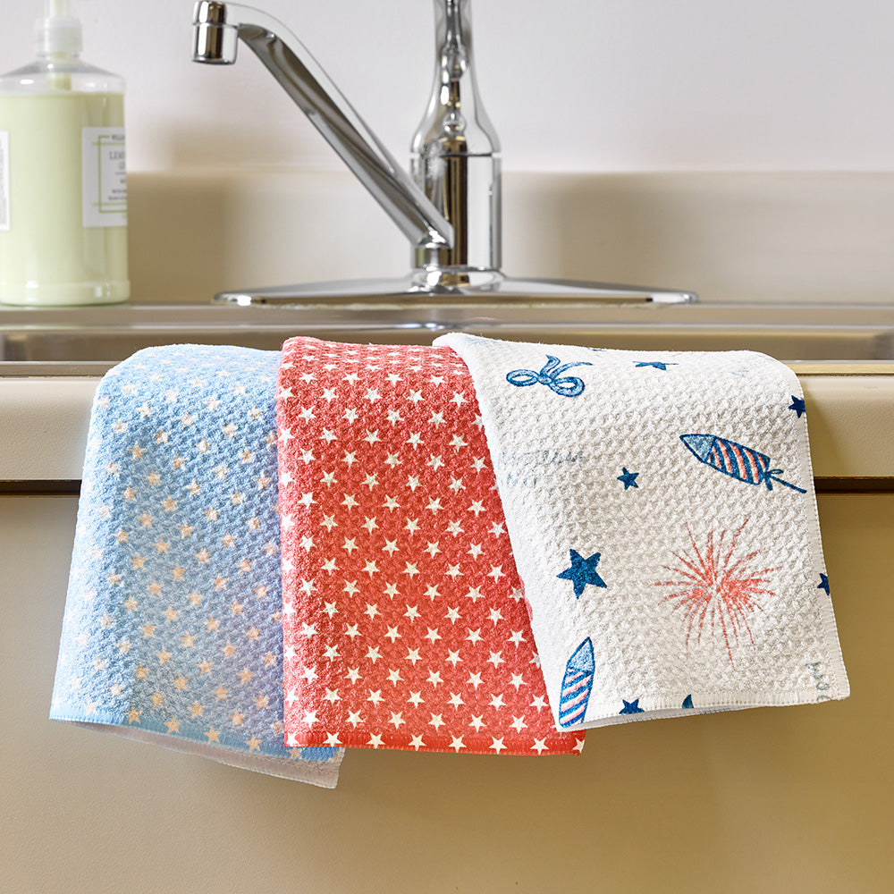 Geometry Dishcloth Set, Freedom USA