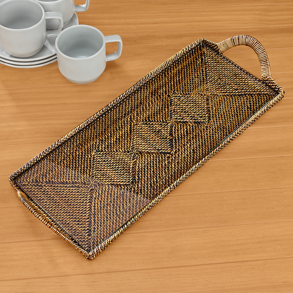 Calaisio 20.5" Woven Serving Tray