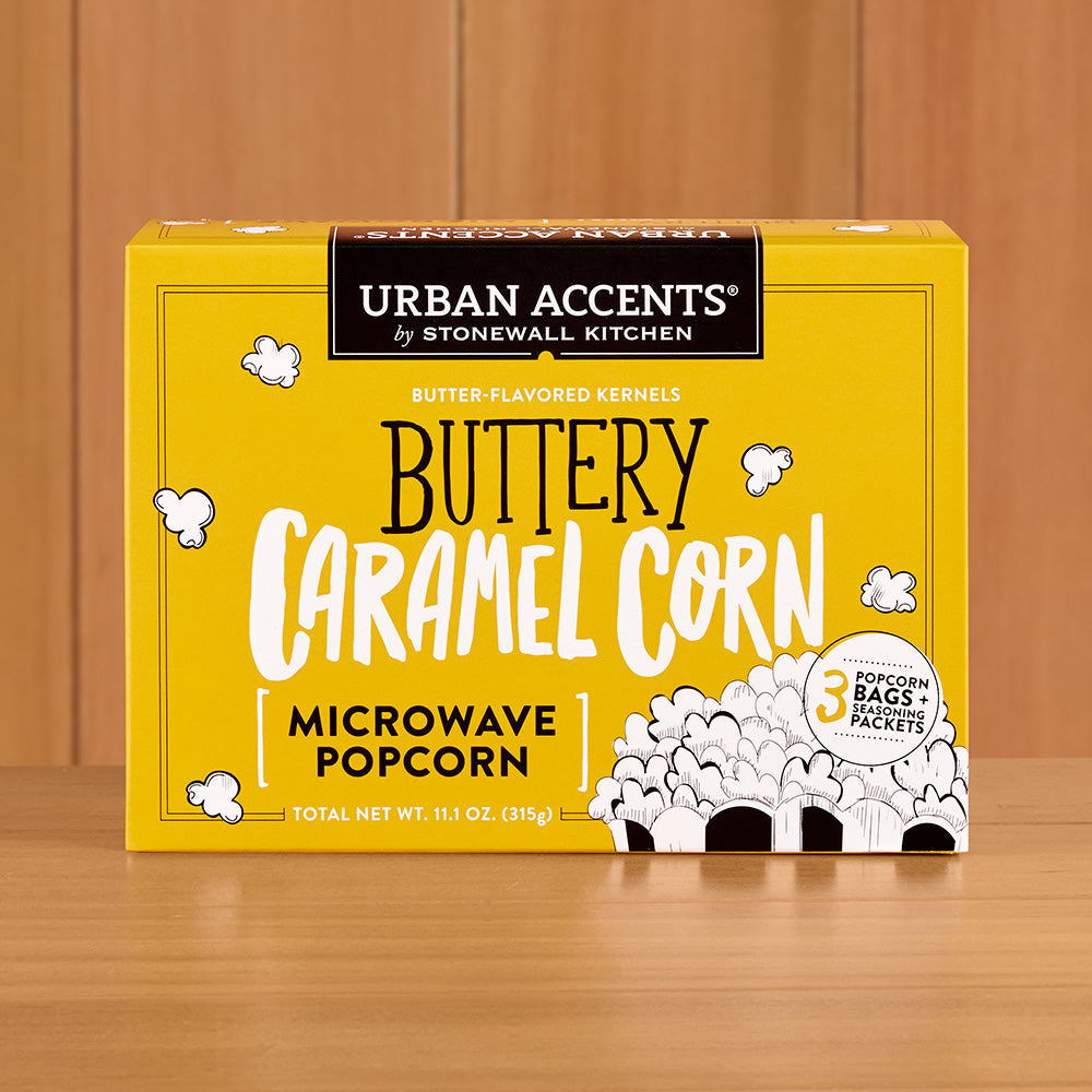 Urban Accents Buttery Caramel Corn Microwave Popcorn