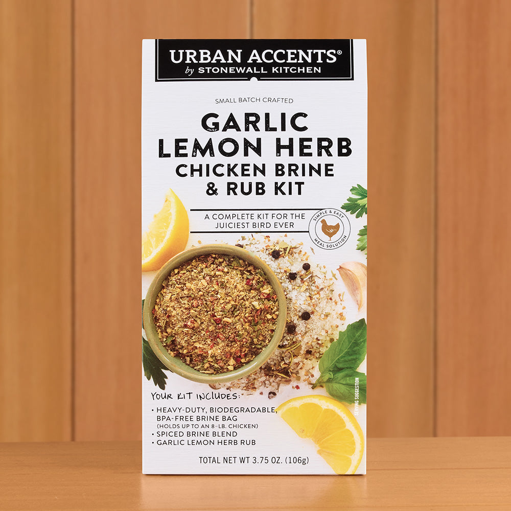 Urban Accents Garlic Lemon Herb Chicken Brine & Rub Kit
