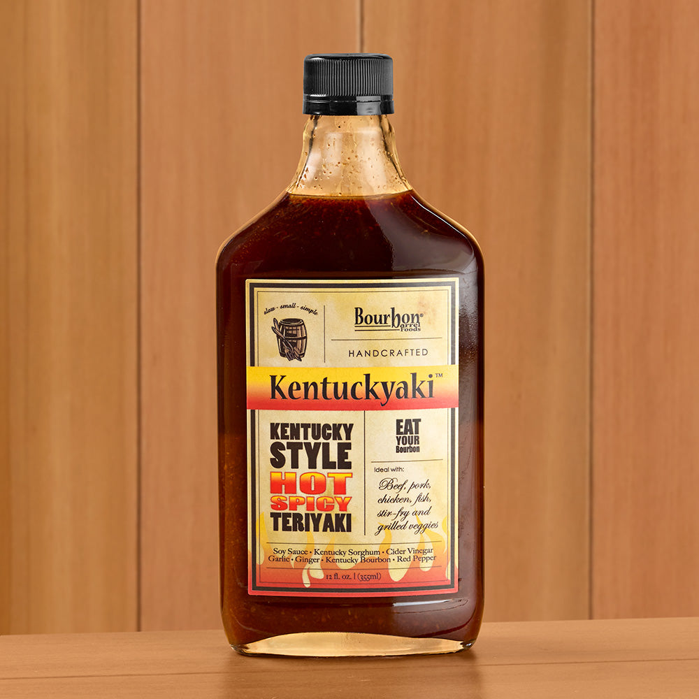 Bourbon Barrel Foods Kentuckyaki Kentucky-Style Teriyaki Sauce, Hot & Spicy