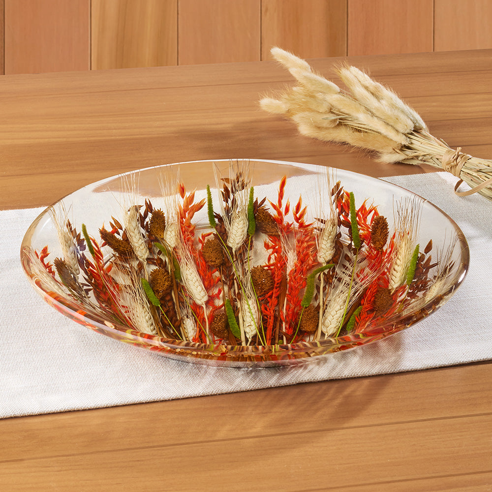Riccardo Marzi Resin Platter, Autumn