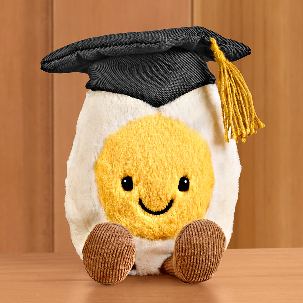 Jellycat Amuseables Stuffed Animal Plush Toy, Graduation Egg