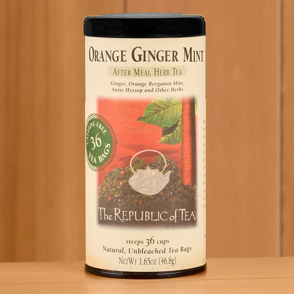The Republic of Tea Classic Herbal Tea, Orange Ginger Mint