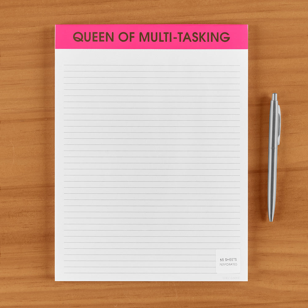 Chez Gagné Notepad, "Queen of Multi-tasking"