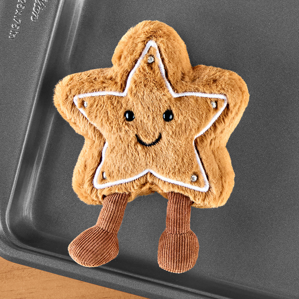 Jellycat Stuffed Animal Plush Toy, Christmas Amuseables Cookie