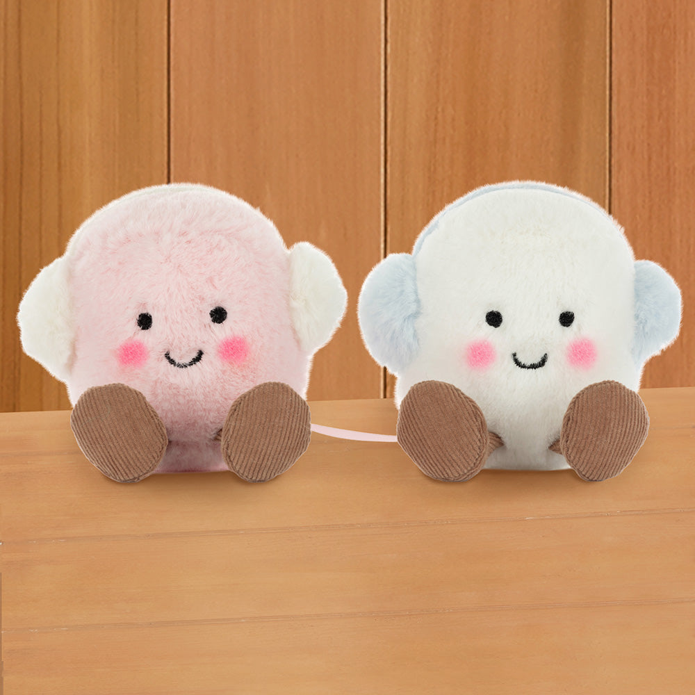 Jellycat Stuffed Animal Plush Toy, Amuseables Toastie Pink and White Marshmallows