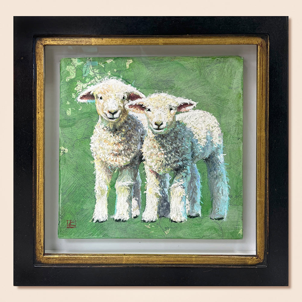 "Ewe Complete Me" Original Pastel by Lisa Gleim