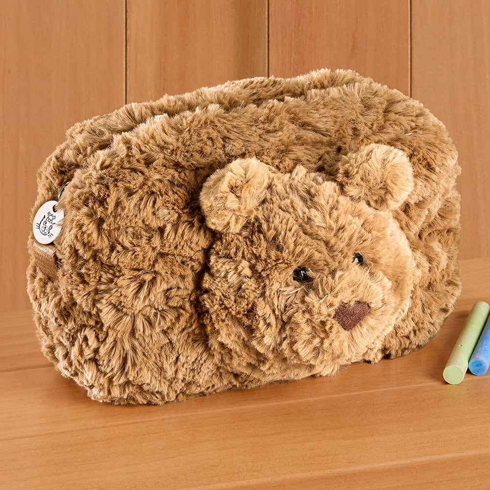 Jellycat Stuffed Animal Plush Pouch, Bartholomew Bear