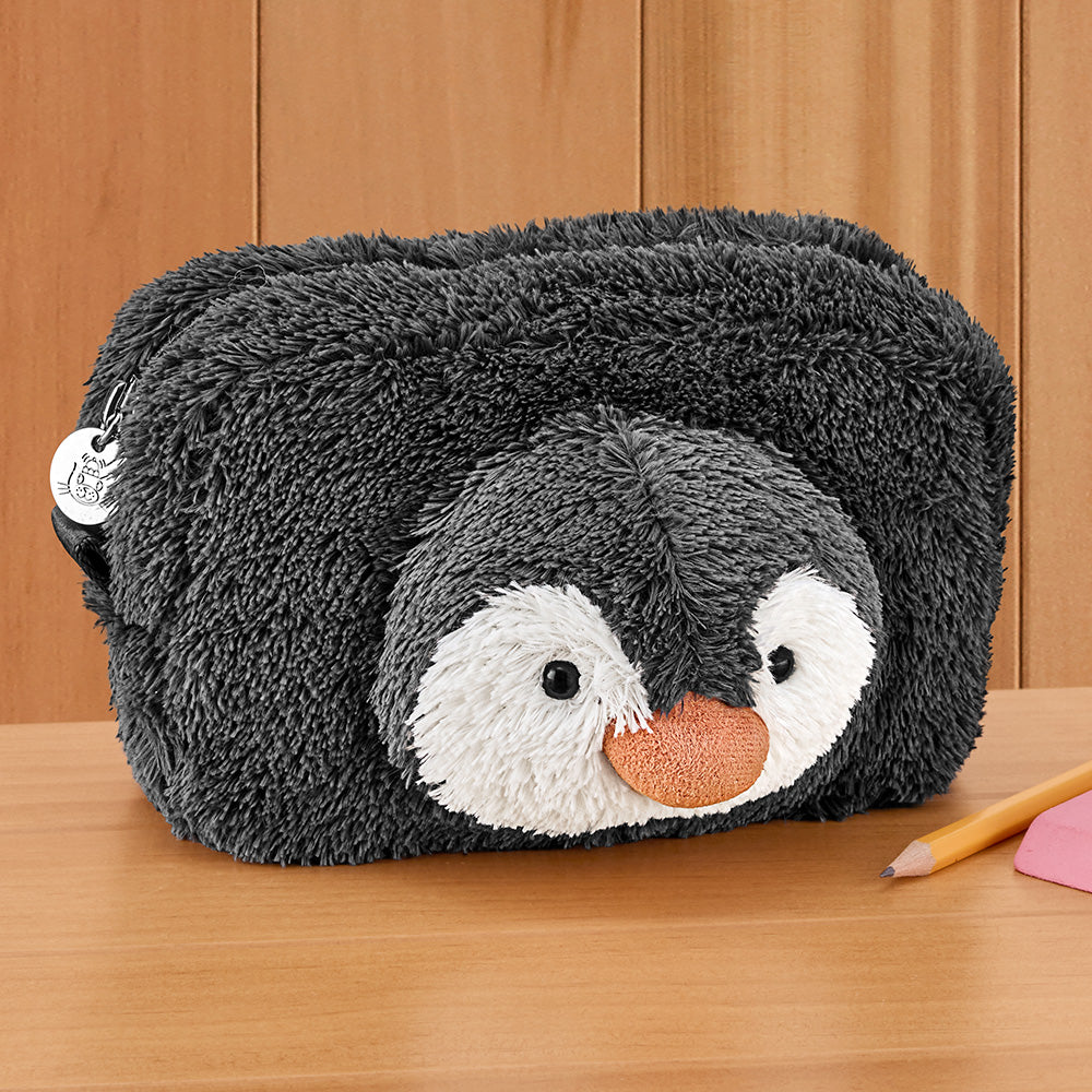 Jellycat Stuffed Animal Plush Pouch, Peanut Penguin