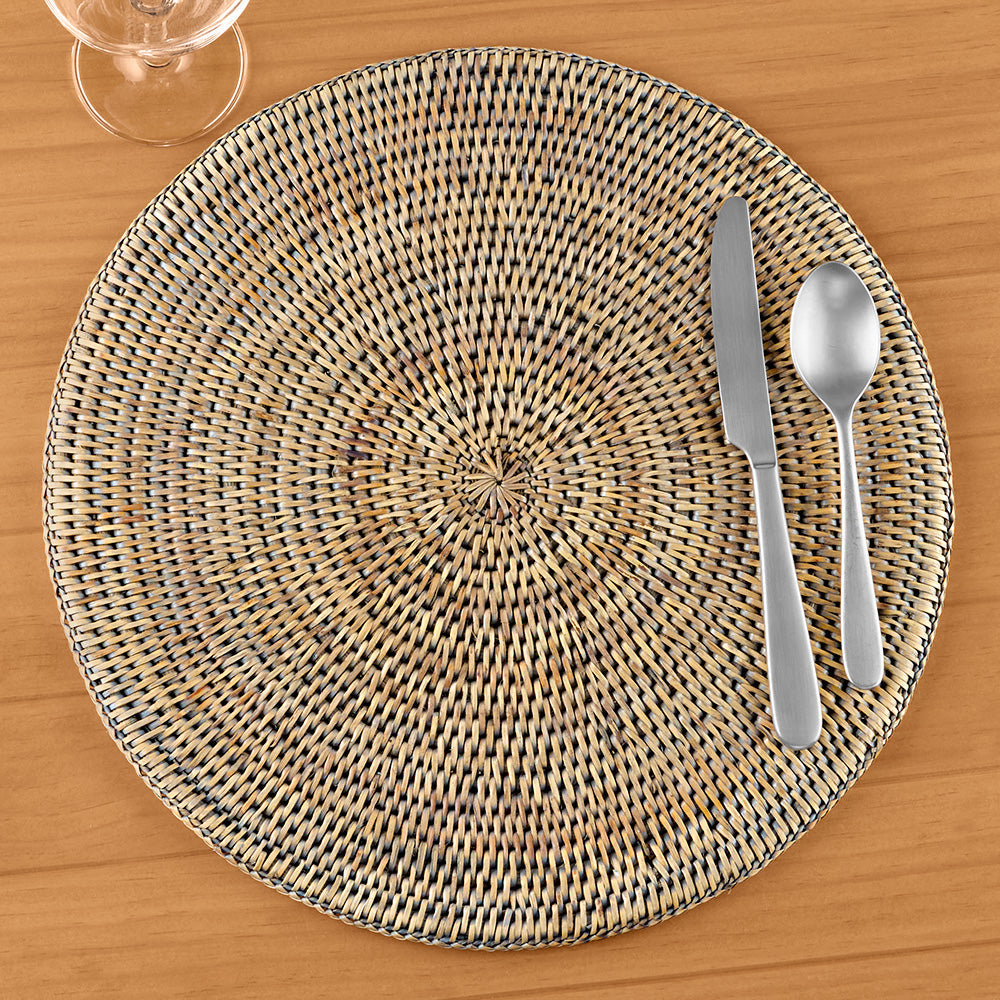 Napa Home & Garden Burma Whitewashed Rattan Placemat