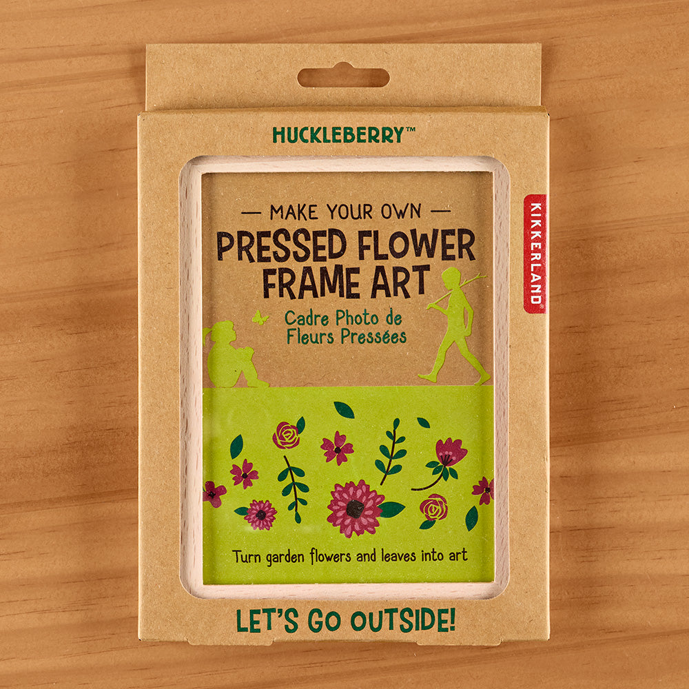 Kikkerland Huckleberry Pressed Flower Frame Art Kit