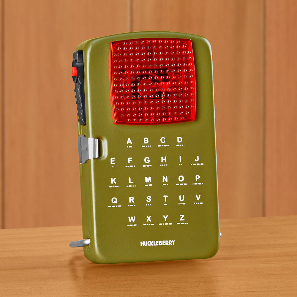 Kikkerland Huckleberry Morse Code Light