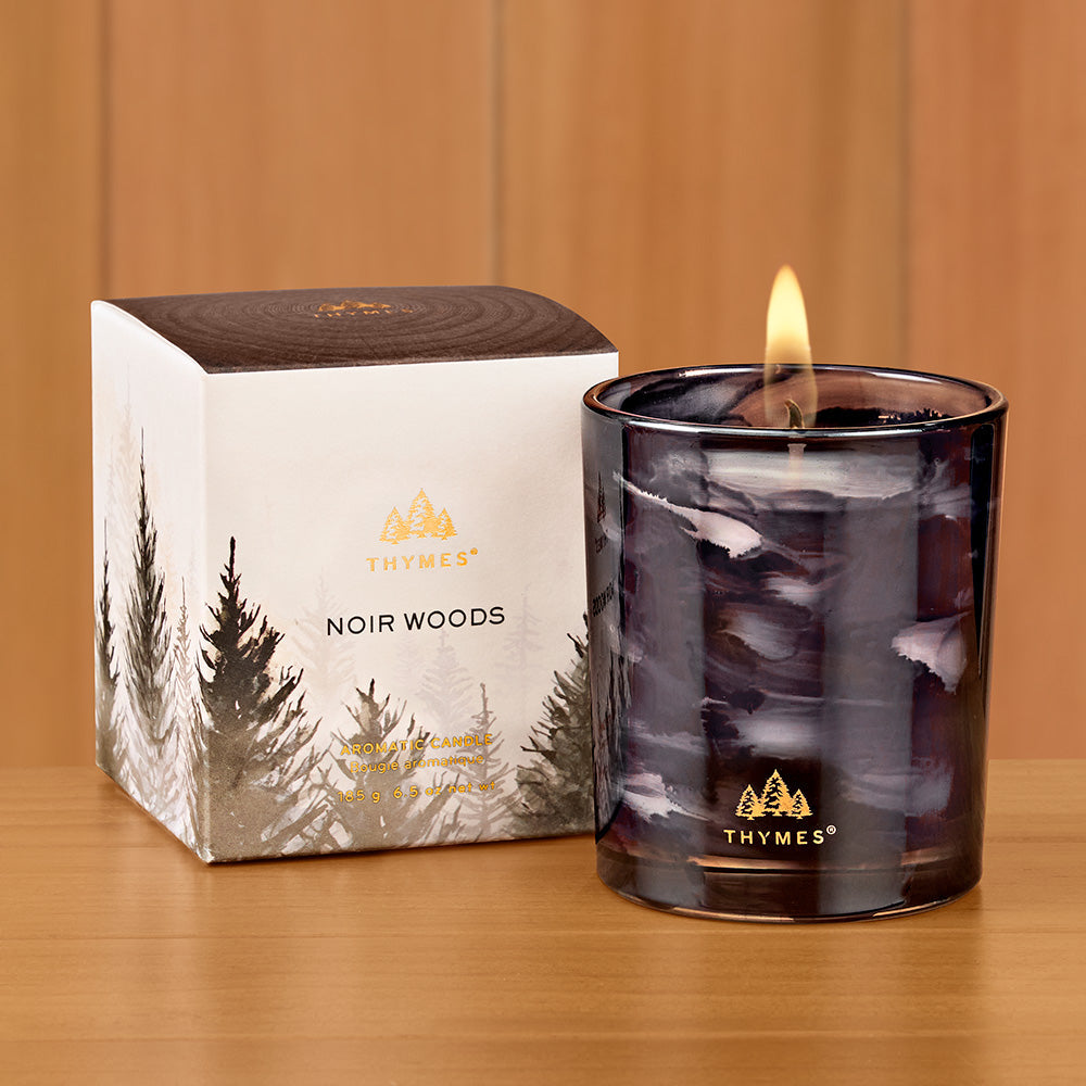 Thymes Noir Woods Poured Candle