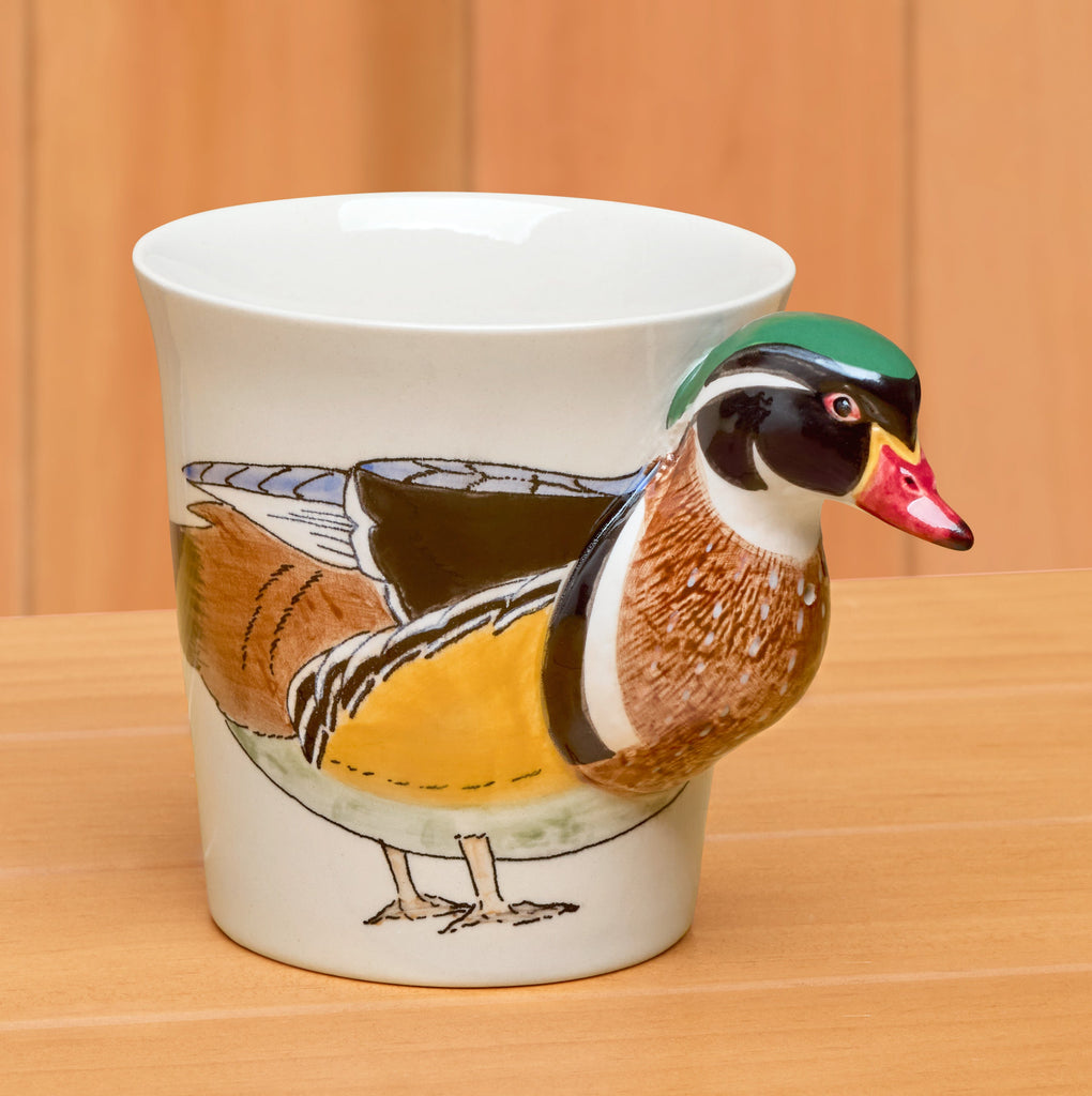Ceramic Northwoods Mug, Wood Duck