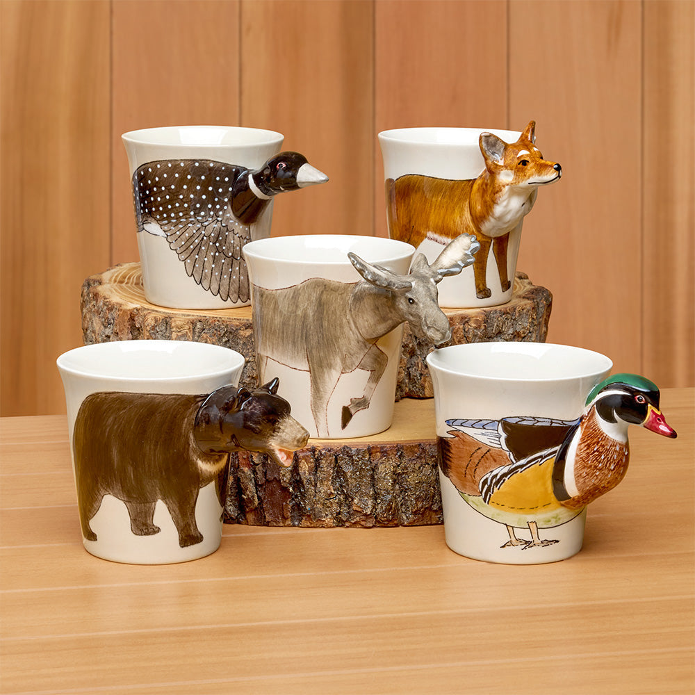 Ceramic Northwoods Mug, Red Fox