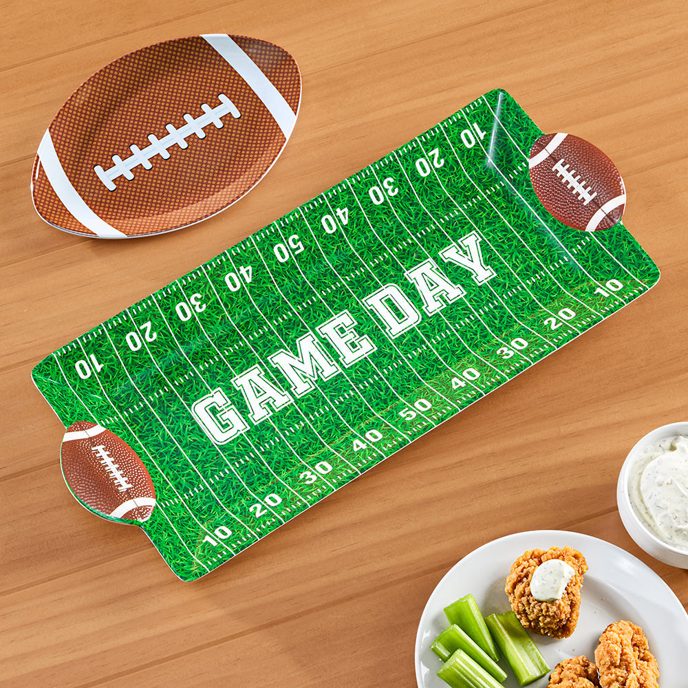 Melamine Serveware, Football Appetizer Plate